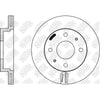 NIBK Rotor RN1101V 232mm x 18min