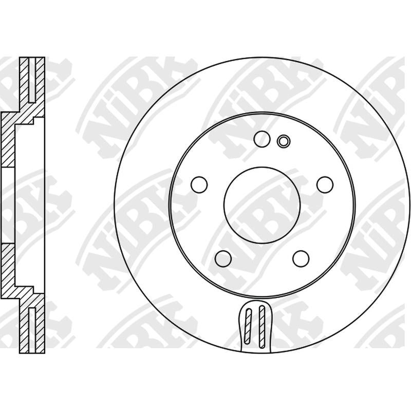 NIBK Rotor RN1108V 260mm x 22min