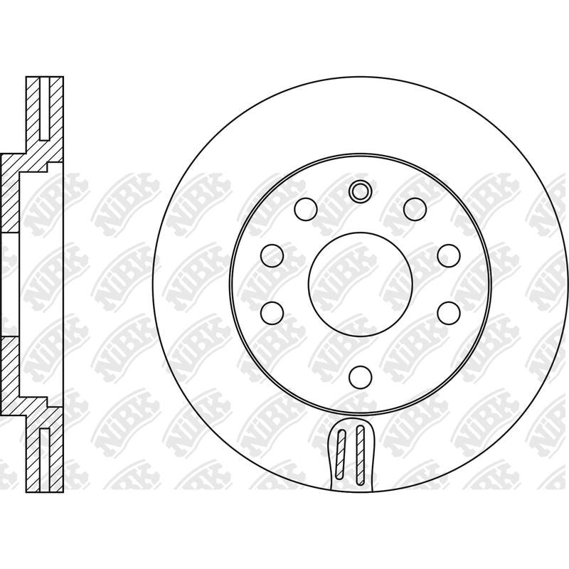 NIBK Rotor RN1112V 280mm x 25min