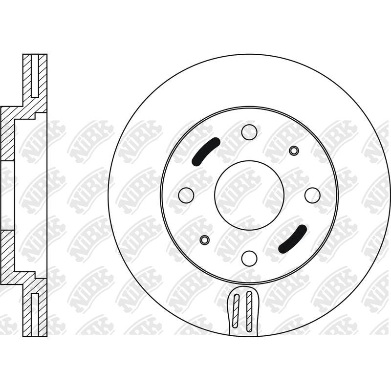 NIBK Rotor RN1114V 281mm x 24min