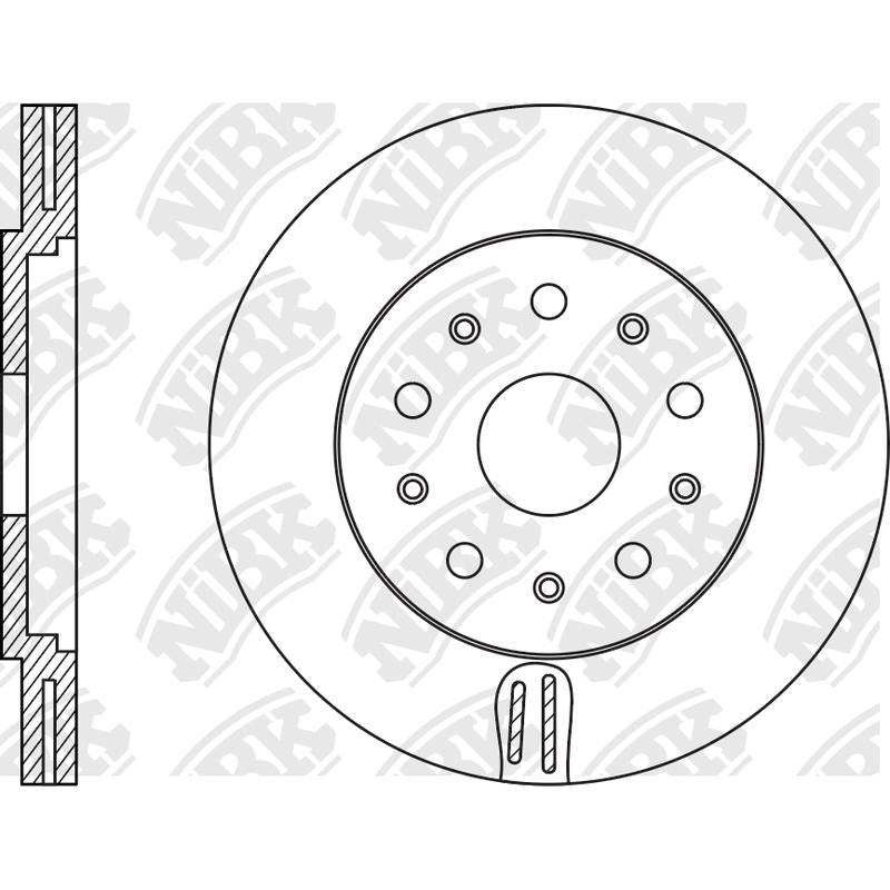 NIBK Rotor RN1116V 311mm x 25min