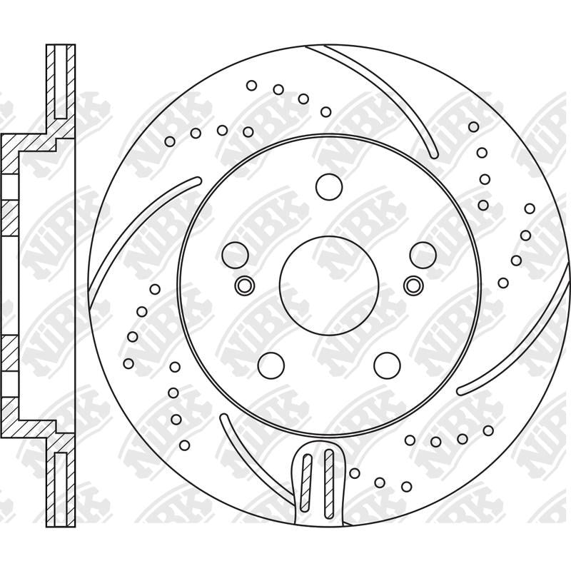 NIBK Rotor RN1120DSET 302mm x 18min