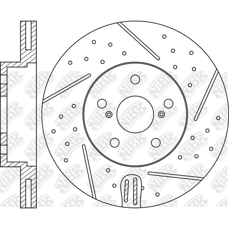 NIBK Rotor RN1122DSET 294mm x 25min