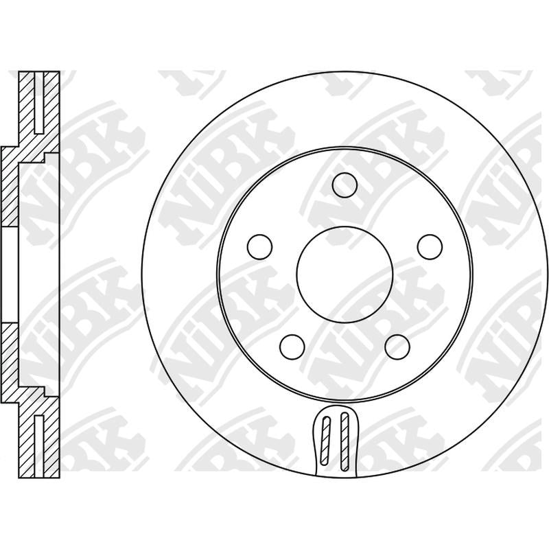 NIBK Rotor RN1123V 300mm x 30min