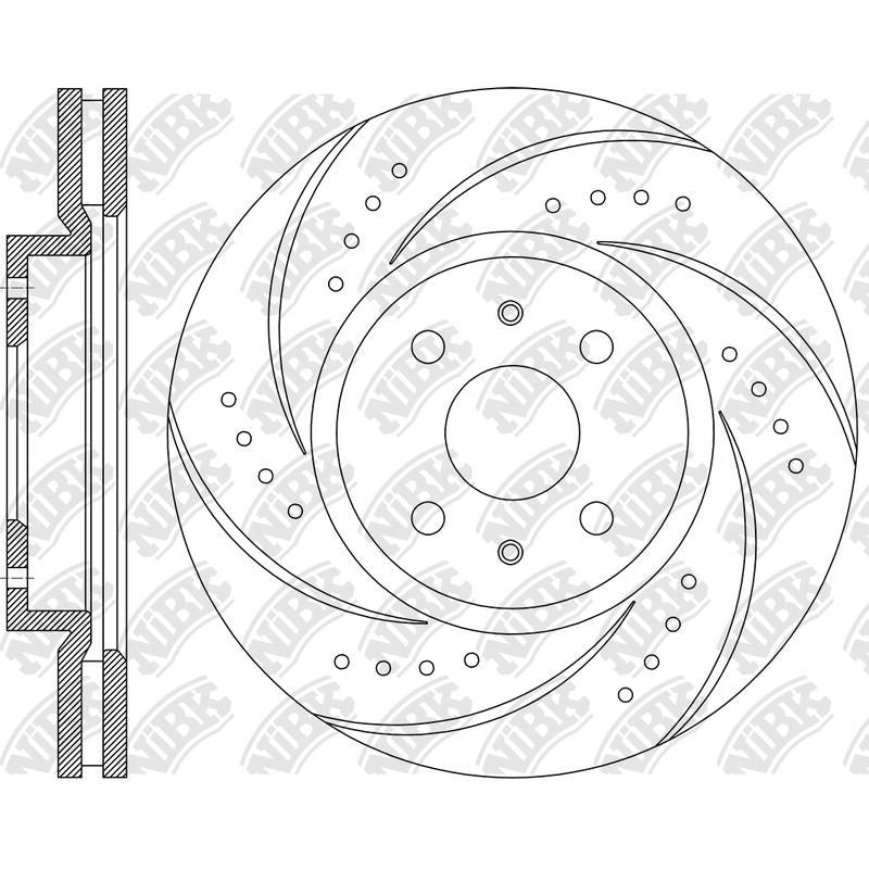 NIBK Rotor RN1124DSET 260mm x 20min