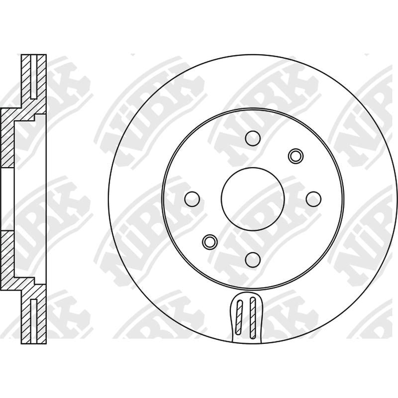 NIBK Rotor RN1126V 280mm x 24min
