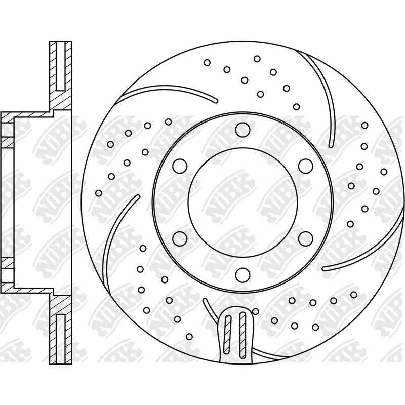 NIBK Rotor RN1128DSET 319mm x 21.8min