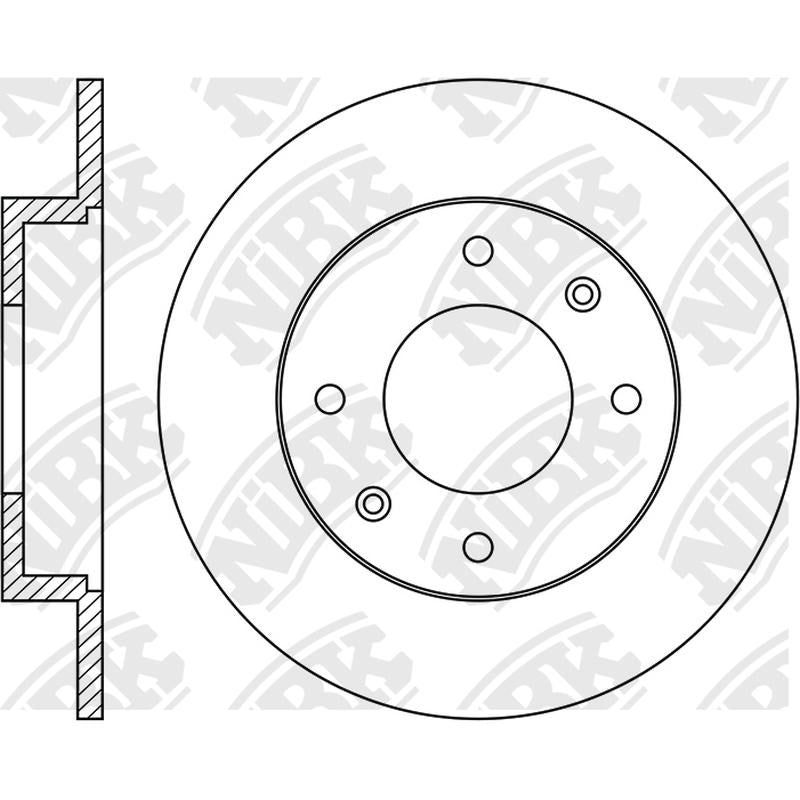 NIBK Rotor RN1130 258mm x 10min