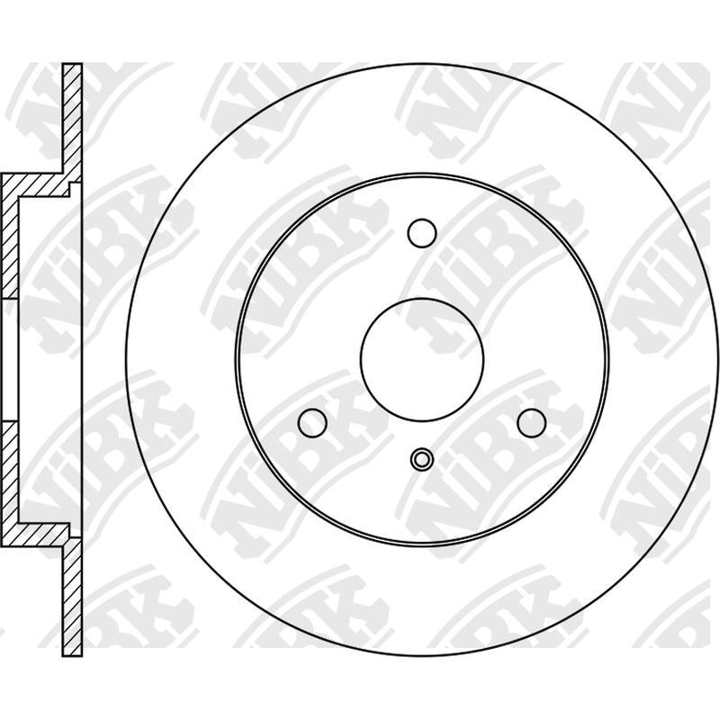 NIBK Rotor RN1133 280mm x 9min