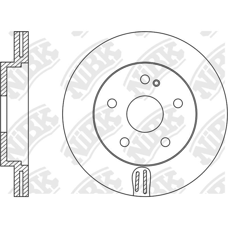 NIBK Rotor RN1136V 303mm x 26min