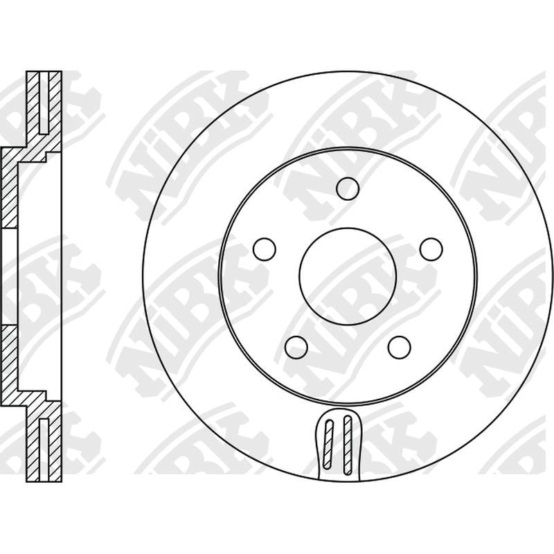 NIBK Rotor RN1147V 305mm x 26min