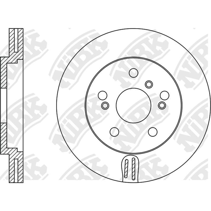 NIBK Rotor RN1154V 332mm x 30min