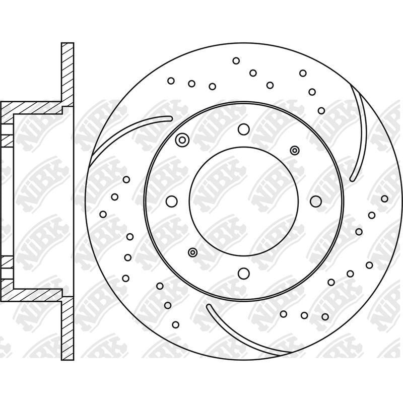 NIBK Rotor RN1158DSET 262mm x 10min