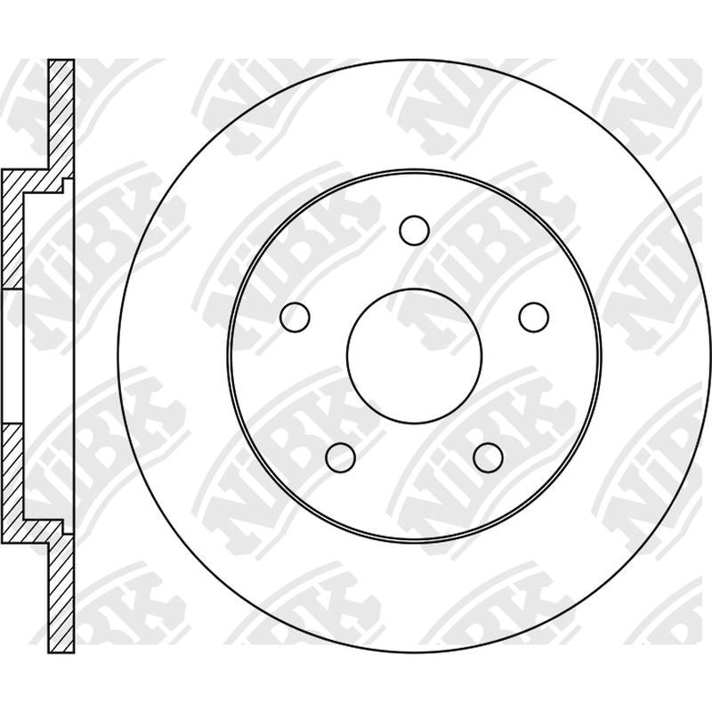 NIBK Rotor RN1164 280mm x 12min