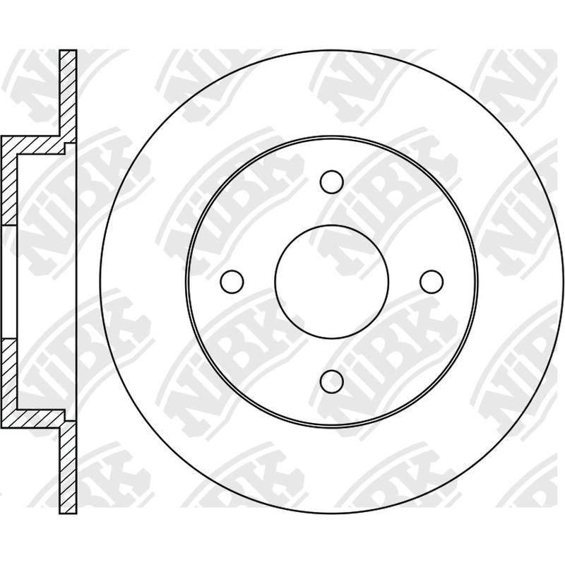 NIBK Rotor RN1168 278mm x 10min