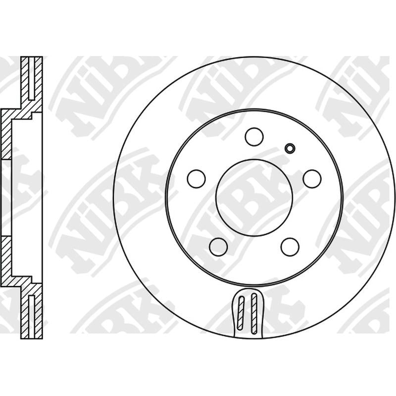 NIBK Rotor RN1169V 239mm x 18min