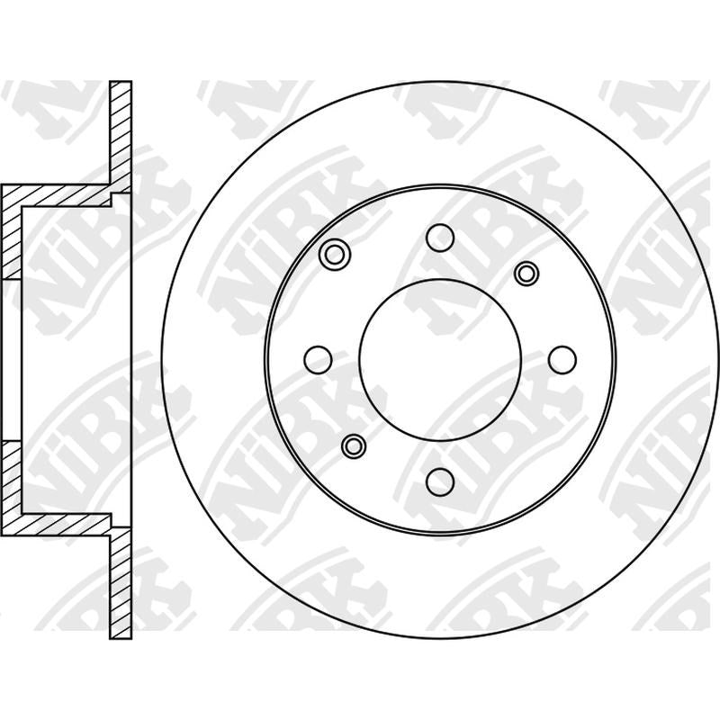 NIBK Rotor RN1175 262mm x 10min