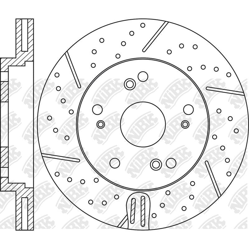 NIBK Rotor RN1177DSET 300mm x 25min