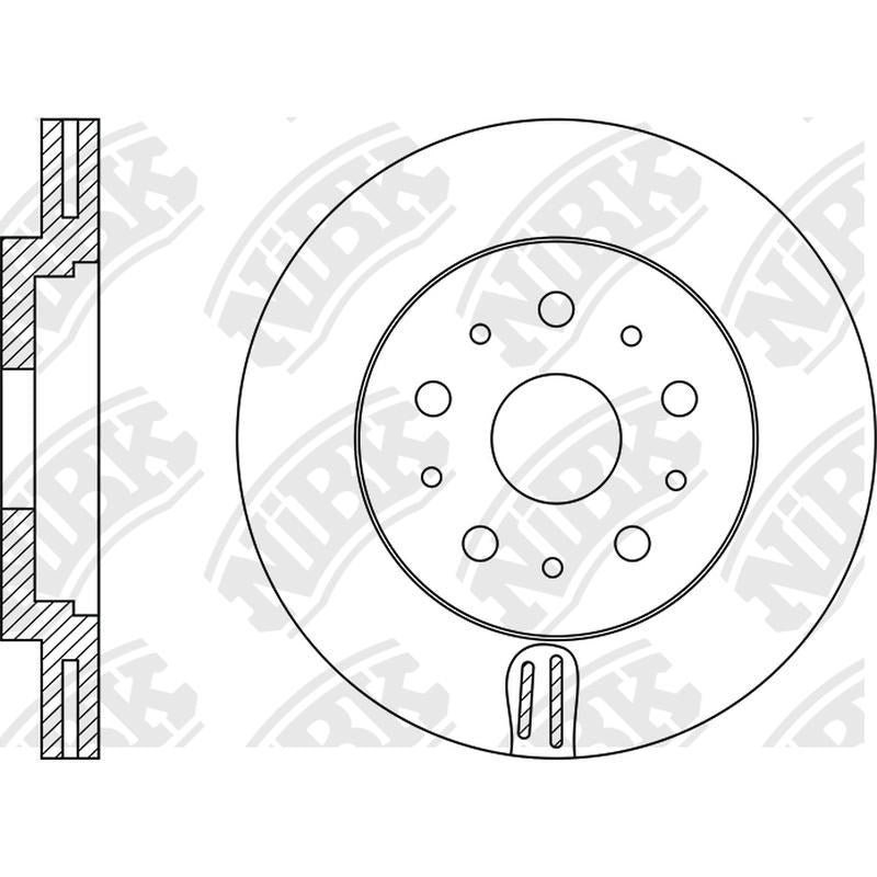 NIBK Rotor RN1183V 335mm x 30min
