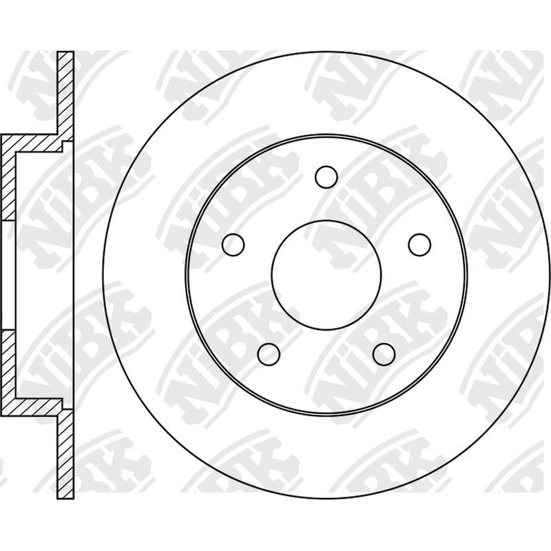 NIBK Rotor RN1186 278mm x 10min