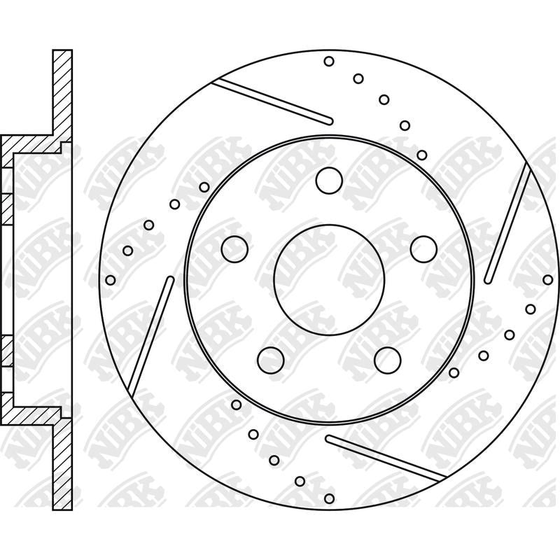 NIBK Rotor RN1189DSET 265mm x 11min