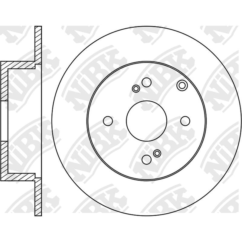 NIBK Rotor RN1190 258mm x 9min