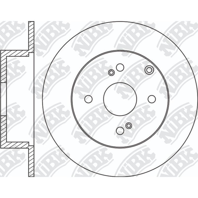NIBK Rotor RN1190DSET 258mm x 9min