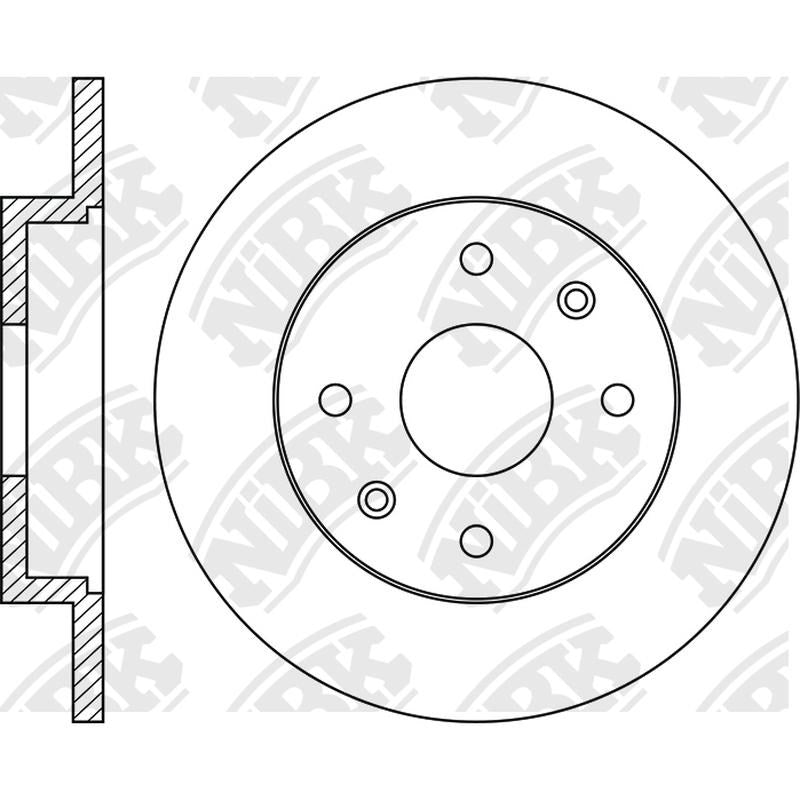 NIBK Rotor RN1191 259mm x 12min