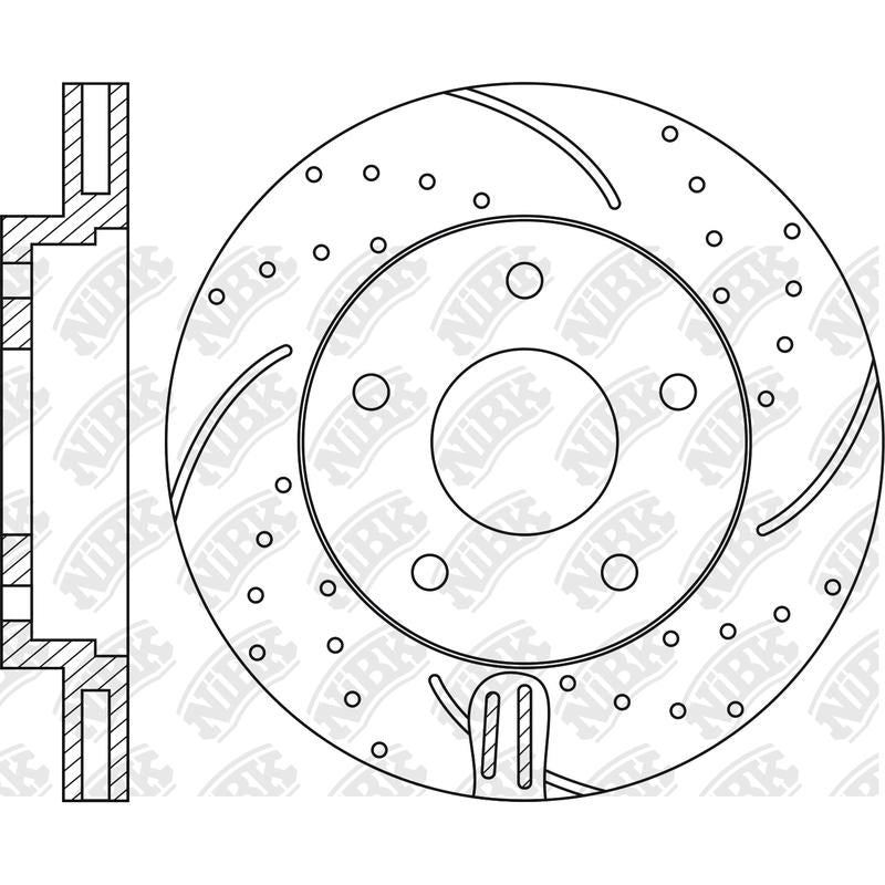 NIBK Rotor RN1193DSET 278mm x 25min