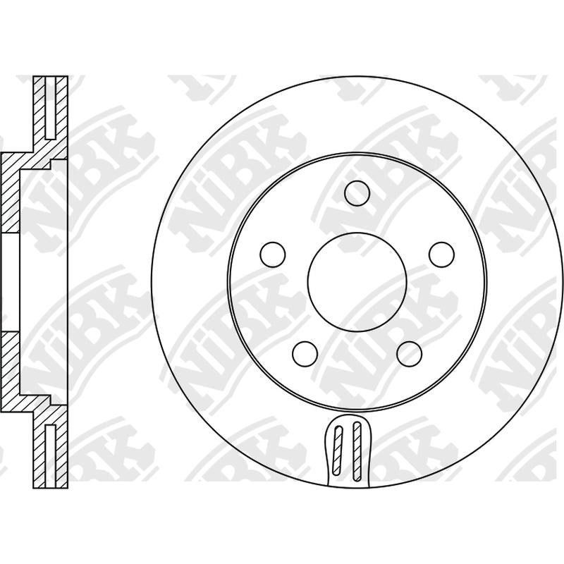 NIBK Rotor RN1194V 300mm x 25min