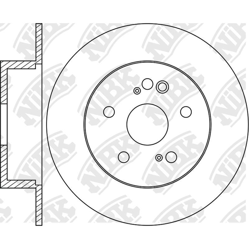 NIBK Rotor RN1207 303mm x 9min