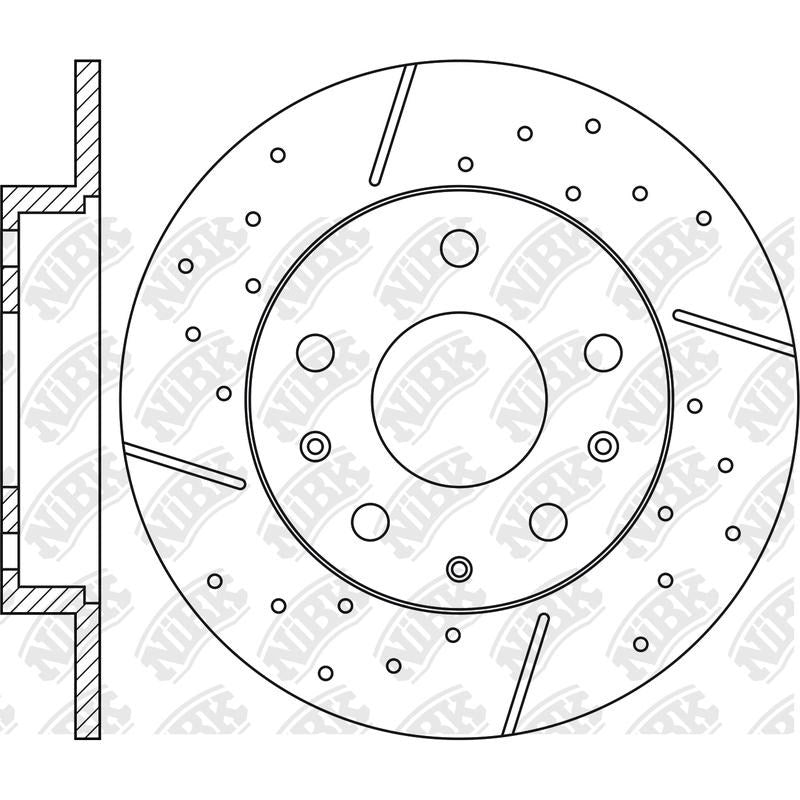 NIBK Rotor RN1208DSET 279.75mm x 10min