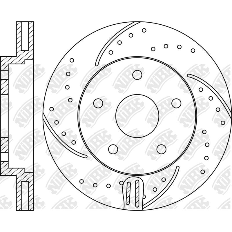 NIBK Rotor RN1213DSET 278mm x 25min