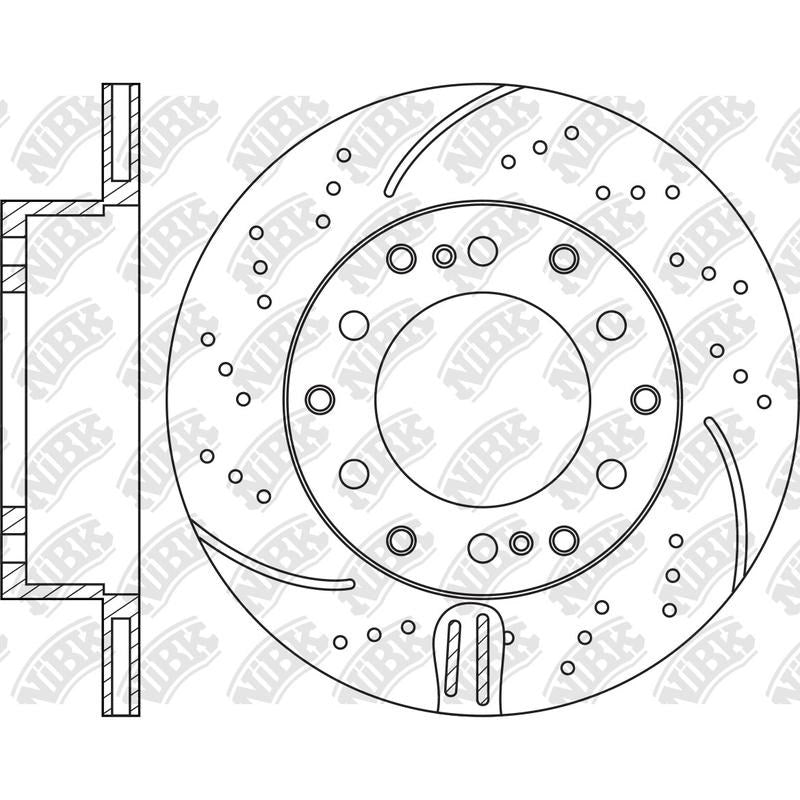 NIBK Rotor RN1216DSET 312mm x 18min