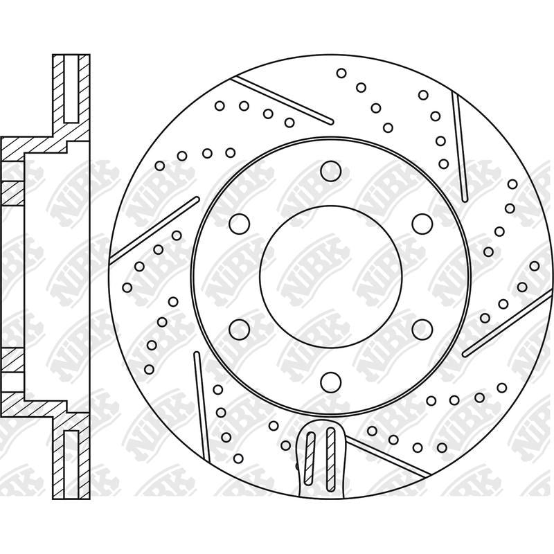 NIBK Rotor RN1220DSET 337.6mm x 28min