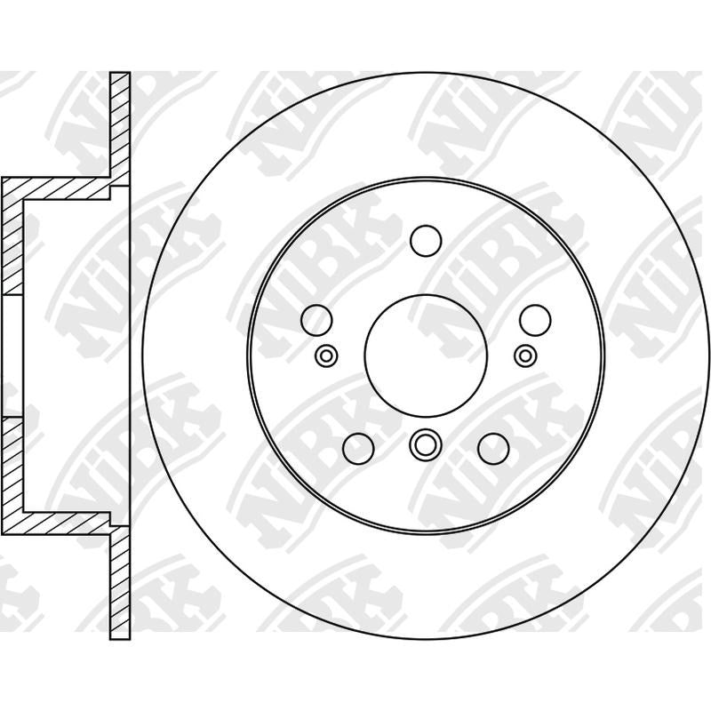 NIBK Rotor RN1223 287.6mm x 10min