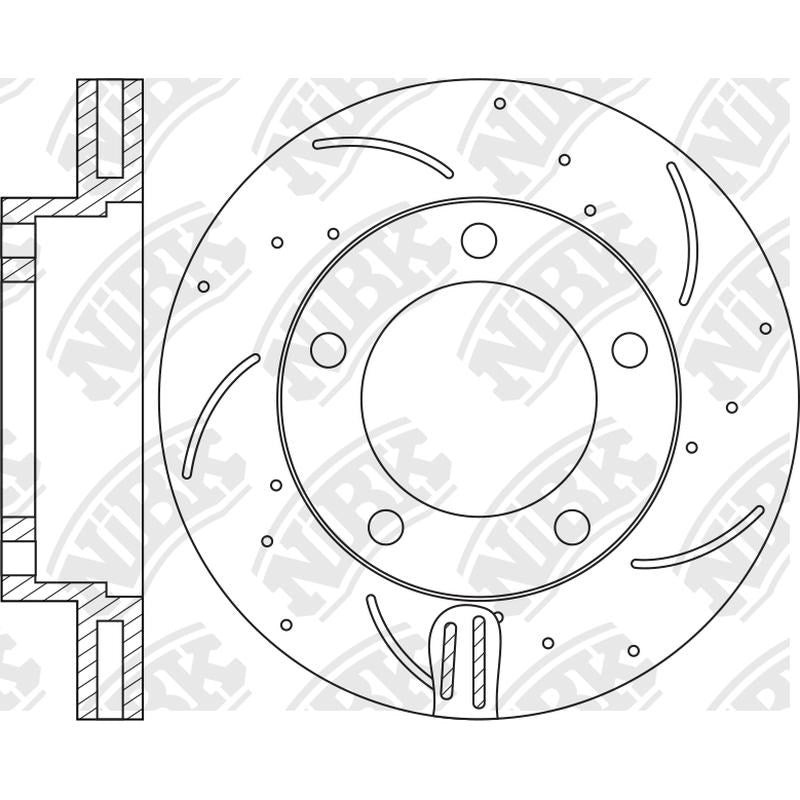 NIBK Rotor RN1224DSET 312.9mm x 32min