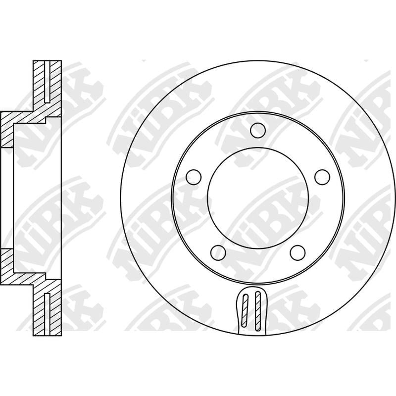 NIBK Rotor RN1224V 312.9mm x 32min