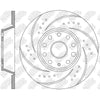 NIBK Rotor RN1227DSET 282mm x 12min