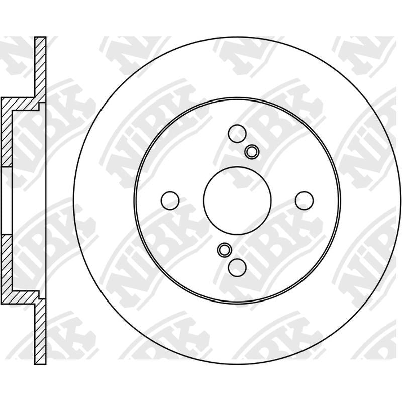 NIBK Rotor RN1228 266mm x 9min