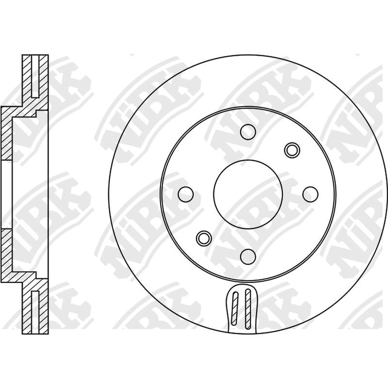 NIBK Rotor RN1231V 280mm x 26min