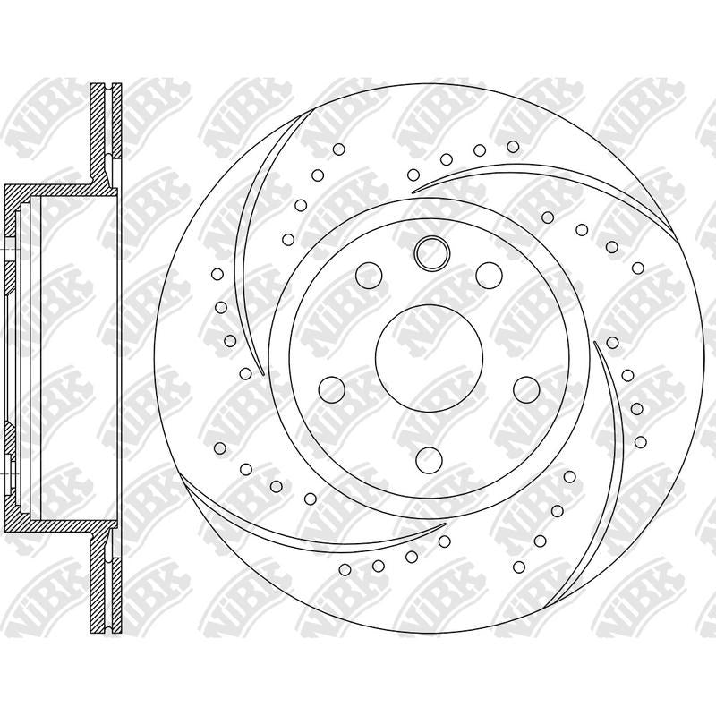 NIBK Rotor RN1234DSET 292mm x 16min