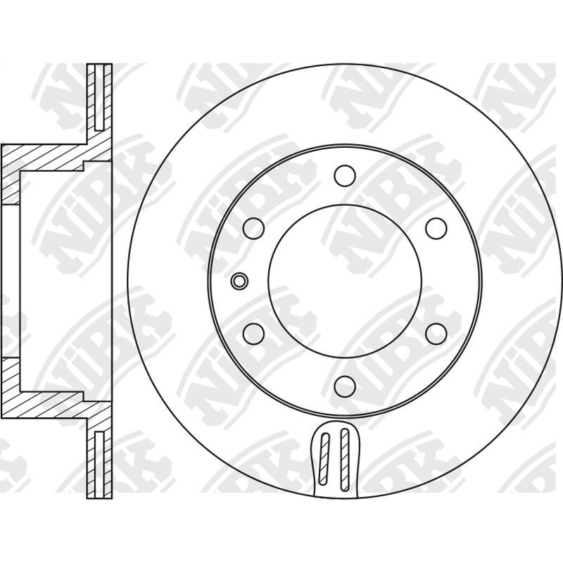 NIBK Rotor RN1240V 315mm x 18min