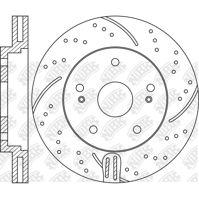 NIBK Rotor RN1241DSET 296mm x 28min