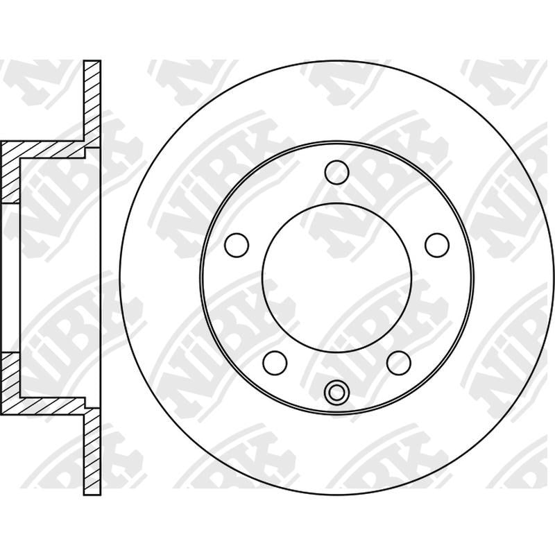 NIBK Rotor RN1242 262mm x 10min