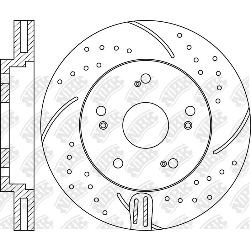 NIBK Rotor RN1243DSET 293mm x 28min