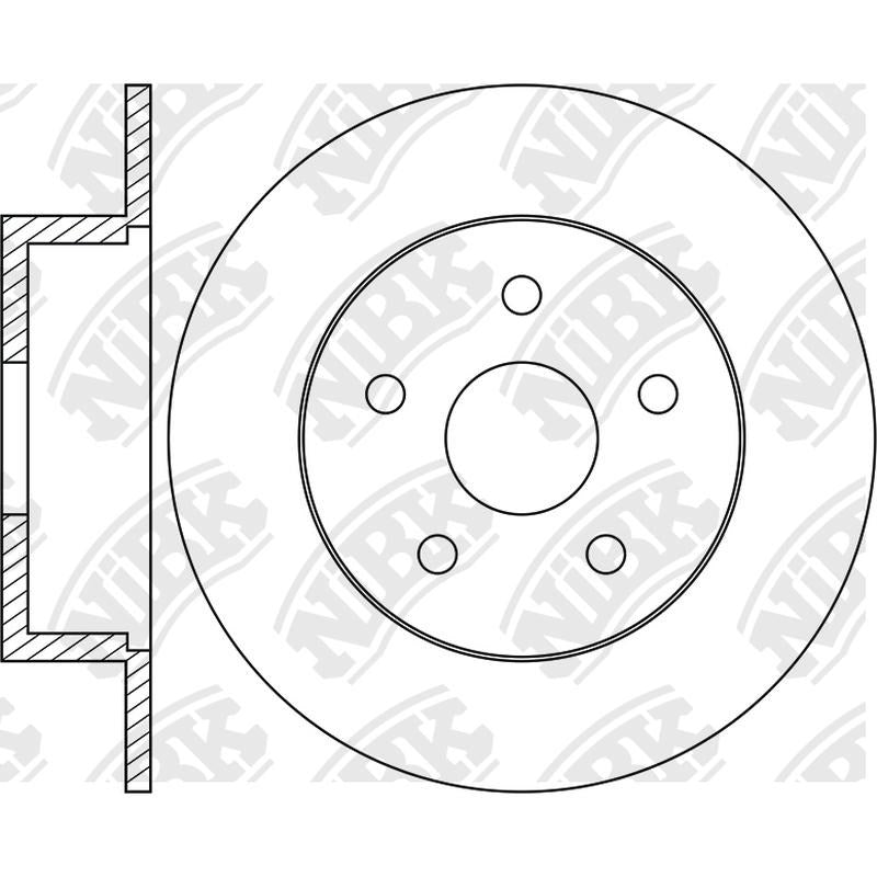 NIBK Rotor RN1251 288mm x 10min