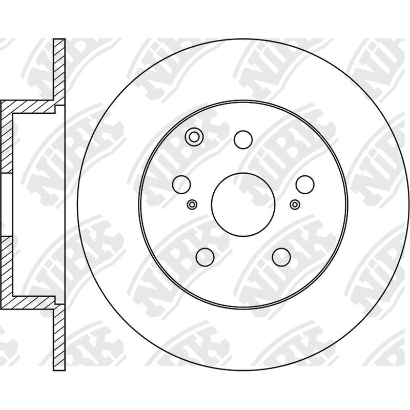NIBK Rotor RN1254 288mm x 10min