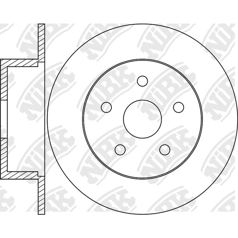 NIBK Rotor RN1257 290mm x 10min