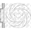 NIBK Rotor RN1258DSET 296mm x 28min